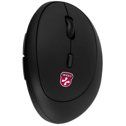 CONNECT IT CMO-2600-BK - Ergonomiczna bezprzewodowa mysz 800/1200/1600 DPI 1xAA czarna