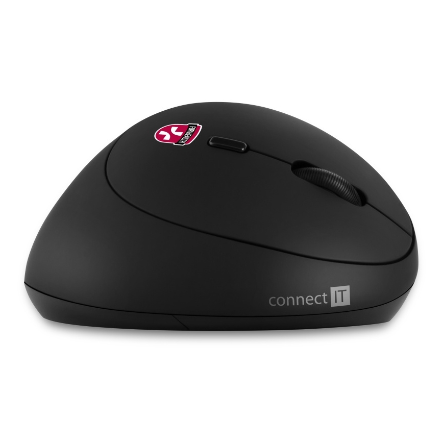 CONNECT IT CMO-2600-BK - Ergonomiczna bezprzewodowa mysz 800/1200/1600 DPI 1xAA czarna