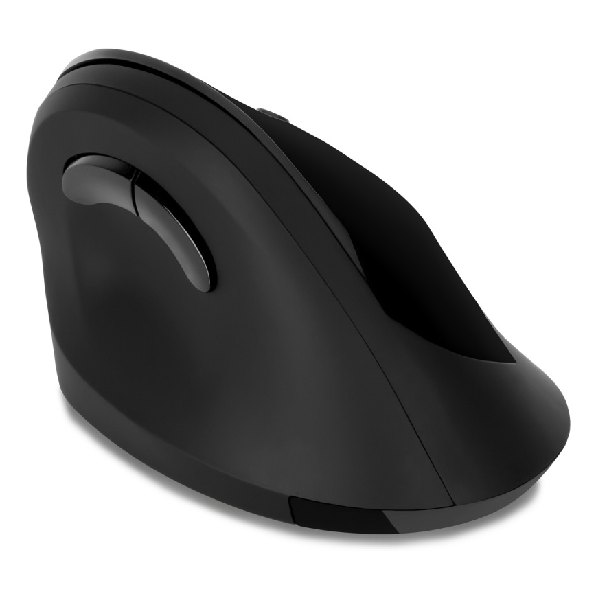 CONNECT IT CMO-2700-BK - Ergonomiczna mysz bezprzewodowa 800/1200/1600 DPI 1xAA czarna