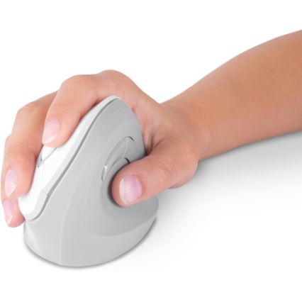 CONNECT IT CMO-2700-WH - Ergonomiczna mysz bezprzewodowa 800/1200/1600 DPI 1xAA biała