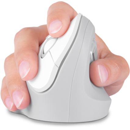 CONNECT IT CMO-2700-WH - Ergonomiczna mysz bezprzewodowa 800/1200/1600 DPI 1xAA biała