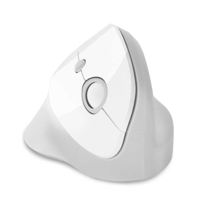 CONNECT IT CMO-2700-WH - Ergonomiczna mysz bezprzewodowa 800/1200/1600 DPI 1xAA biała