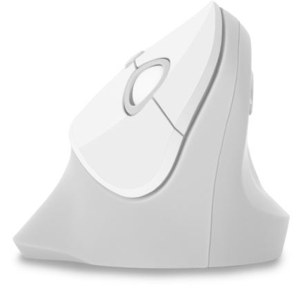 CONNECT IT CMO-2700-WH - Ergonomiczna mysz bezprzewodowa 800/1200/1600 DPI 1xAA biała