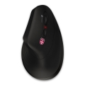 CONNECT IT CMO-2880-BK - Ergonomiczna bezprzewodowa mysz Verti TriMode 1000/1600/2400 DPI 2xAAA czarna