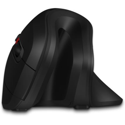 CONNECT IT CMO-2900-BK - Ergonomiczna mysz bezprzewodowa 800/1200/1600 DPI 1xAA czarna