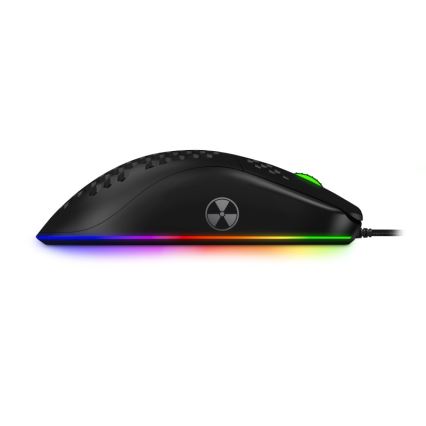 CONNECT IT CMO-5511-BK - LED RGB Przewodowa mysz gamingowa 200-12800 DPI czarny