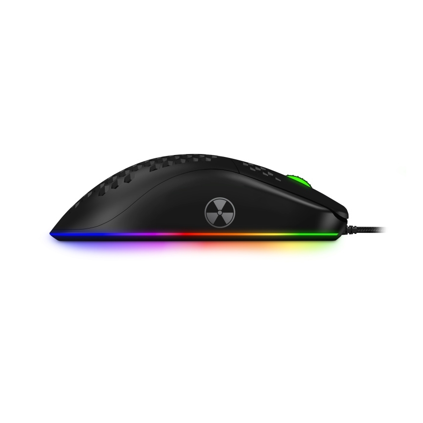 CONNECT IT CMO-5511-BK - LED RGB Przewodowa mysz gamingowa 200-12800 DPI czarny