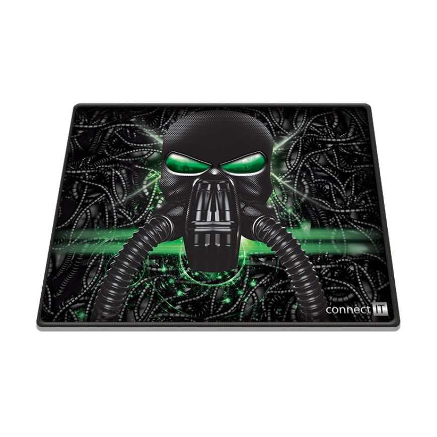 CONNECT IT CMP-1100-SM - Podkładka pod myszkę 32x24,5 cm czarna/zielona