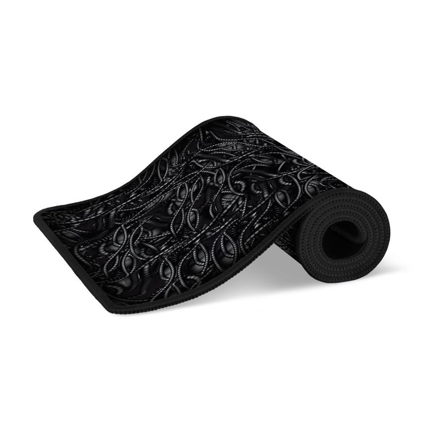 CONNECT IT CMP-1110-LG - Podkładka pod klawiaturę i mysz 88,6x24,5 cm czarna/zielona