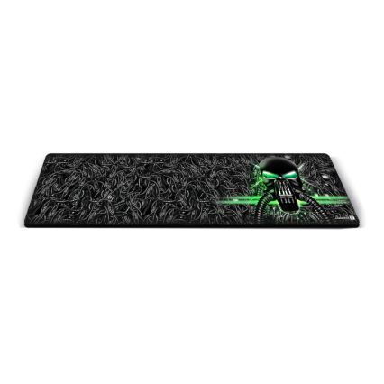 CONNECT IT CMP-1110-LG - Podkładka pod klawiaturę i mysz 88,6x24,5 cm czarna/zielona
