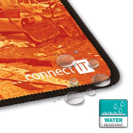CONNECT IT CMP-1140-LG - Podkładka pod klawiaturę i mysz 88,6x24,5 cm pomarańczowa