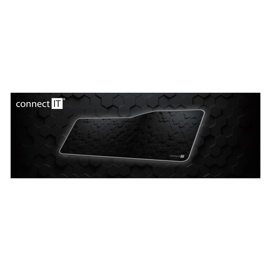 CONNECT IT CMP-2000-XL - Podkładka pod klawiaturę i mysz 79,5x34,5 cm czarna