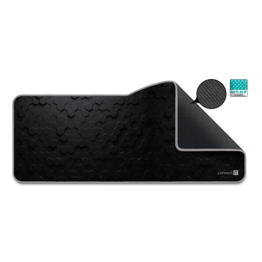 CONNECT IT CMP-2000-XL - Podkładka pod klawiaturę i mysz 79,5x34,5 cm czarna