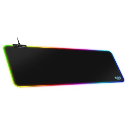 CONNECT IT CMP-3100-LG - LED RGB Klawiatura do gier i podkładka pod mysz 80x30 cm czarna