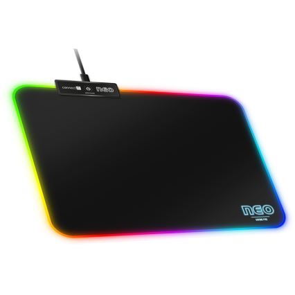 CONNECT IT CMP-3100-SM - LED RGB Podkładka pod myszkę do gier 32x24,5 cm czarny