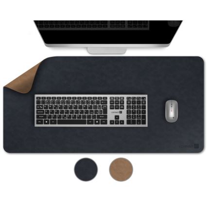 CONNECT IT CMP-4040-LG - Dwustronna mata pod klawiaturę i mysz 90x40 cm, niebiesko-brązowa