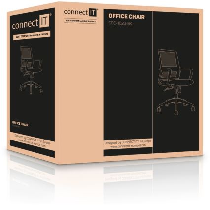 CONNECT IT COC-1020-BK - Krzesło biurowe ForHealth AlfaPro czarny