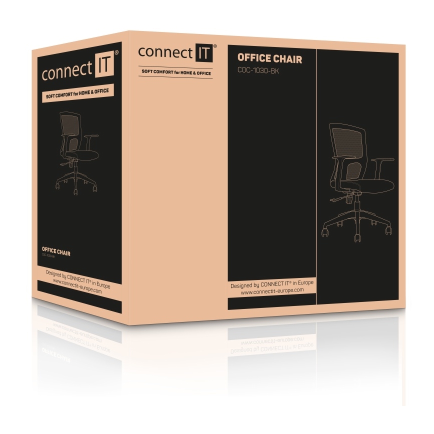 CONNECT IT COC-1030-BK - Krzesło biurowe ForHealth BetaPro czarny