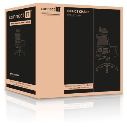 CONNECT IT COC-2010-BK - Krzesło biurowe ForHealth GamaPro czarny