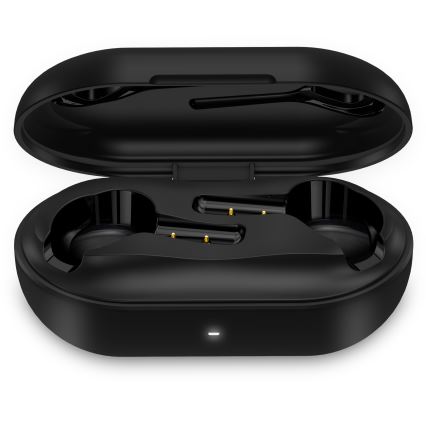 CONNECT IT HEP-5300-BK - Słuchawki bezprzewodowe z mikrof. 300 mAh + 2x 35 mAh czarne