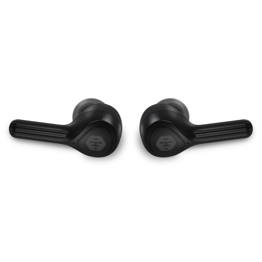 CONNECT IT HEP-5300-BK - Słuchawki bezprzewodowe z mikrof. 300 mAh + 2x 35 mAh czarne