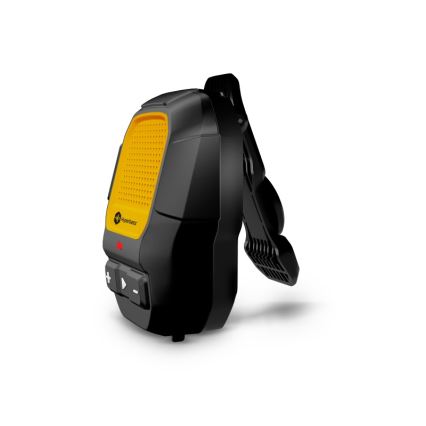 CONNECT IT HSP-1010-BK - Bezprzewodowy głośnik z mikrofonem ClipBEAT 2W/5V 560 mAh IPX7 czarny/żółty
