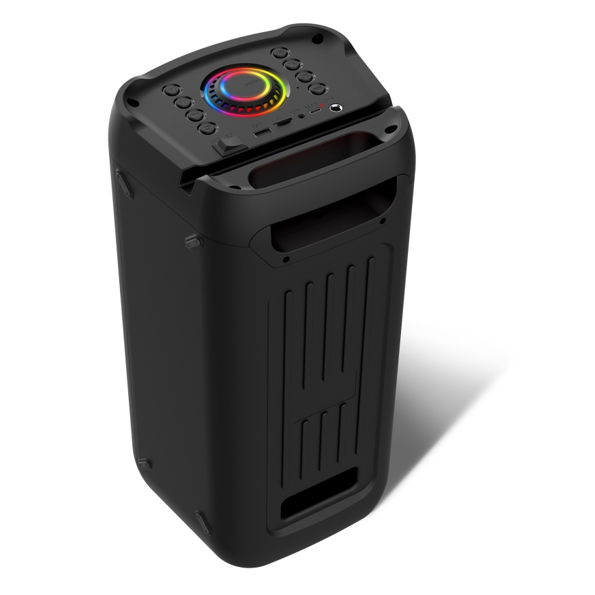 CONNECT IT HSP-3050-BK - LED Głośnik bezprzewodowy z mikrofonem 60W/5V 4500 mAh černá+ zdalne sterowanie