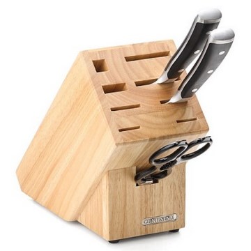 Continenta C30514 - Stojak na noże 22x11,5x22 cm z gumowca