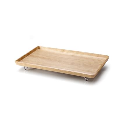 Continenta C3245 - Taca do łóżka 53x32 cm, drewno kauczukowe