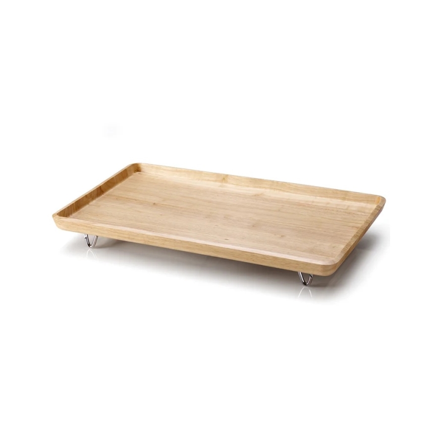 Continenta C3245 - Taca do łóżka 53x32 cm, drewno kauczukowe