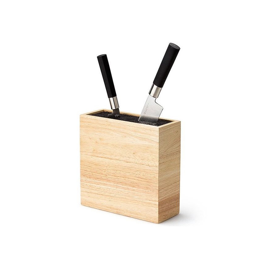 Continenta C3314 - Stojak na nóż z elastyczną wkładką 22x9x21,5 cm figowiec