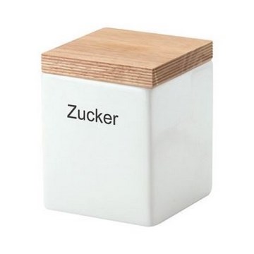 Continenta C3912 - Ceramiczne pudełko na żywność z pokrywką 10x10x12,5cm figowiec