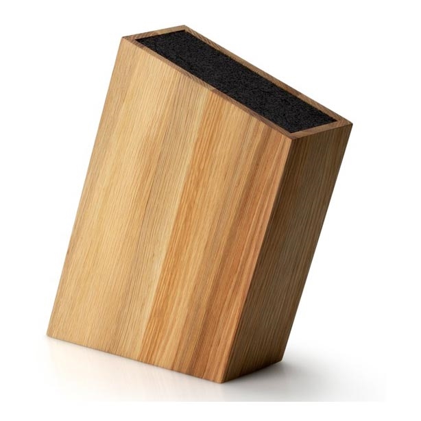 Continenta C4150 - Stojak na noże z elastyczną wkładką 18x28,5 cm dąb