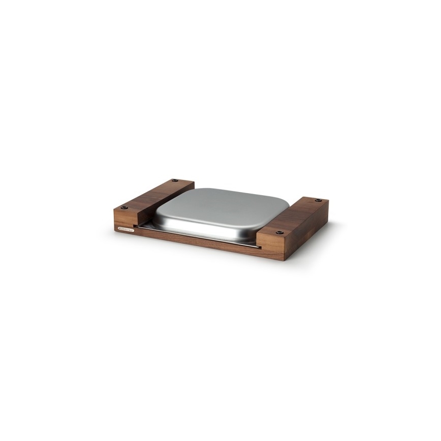 Continenta C4210 - Kuchenna deska do krojenia z miską 39x27 cm drzewo orzechowe