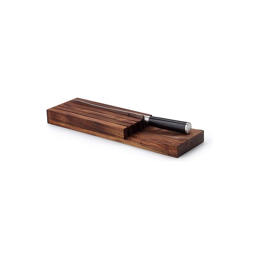 Continenta C4873 - Organizer na noże 39x11x3,5 cm akacja