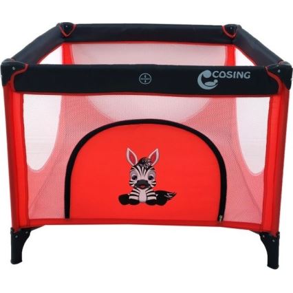COSING - Kojec dziecięcy EMA Zebra Czerwony