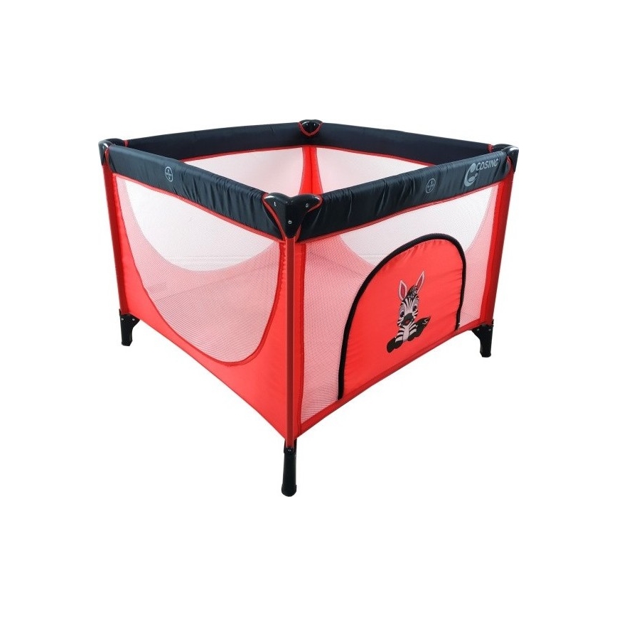 COSING - Kojec dziecięcy EMA Zebra Czerwony