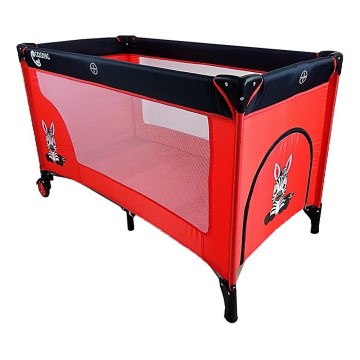 COSING - Łóżeczko turystyczne ADAM Zebra Red