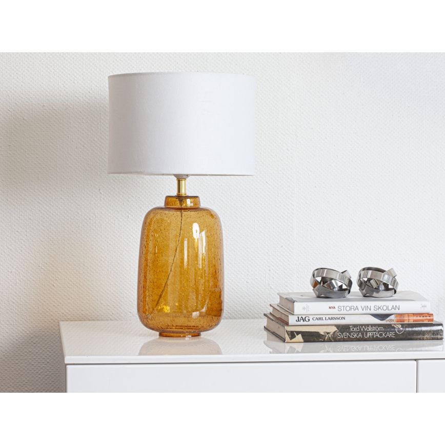 Cottex - Lampa stołowa BLAKE 1xE27/8W/230V brązowa