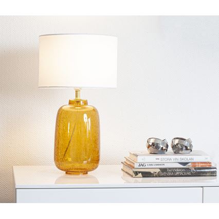 Cottex - Lampa stołowa BLAKE 1xE27/8W/230V brązowa