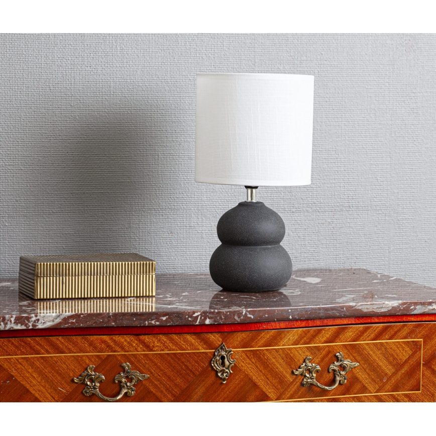 Cottex - Lampa stołowa LUCIE 1xE14/8W/230V szara