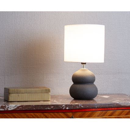 Cottex - Lampa stołowa LUCIE 1xE14/8W/230V szara