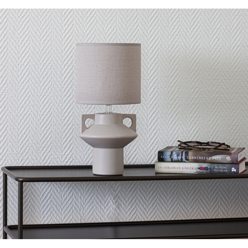 Cottex - Lampa stołowa MATEO 1xE14/8W/230V beżowa