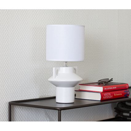 Cottex - Lampa stołowa MATEO 1xE14/8W/230V biała