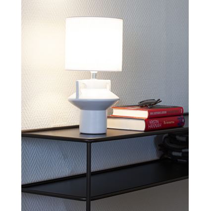 Cottex - Lampa stołowa MATEO 1xE14/8W/230V biała