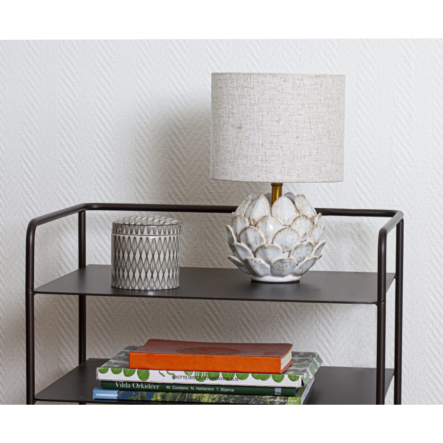 Cottex - Lampka stołowa ROSANNA 1xE14/8W/230V kremowa