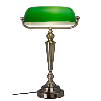 Cottex - Lampa stołowa THE BANKER 1xE27/60W/230V