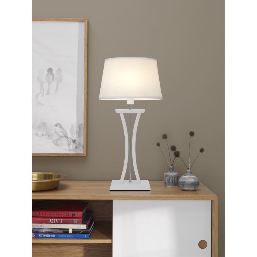 Cottex - Lampa stołowa NEW CHELSEA 1xE14/40W/230V biała