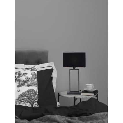 Cottex - Lampa stołowa KENSINGTON 1xE14/40W/230V czarna
