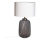 Cottex - Lampa stołowa BLAKE 1xE27/8W/230V szara